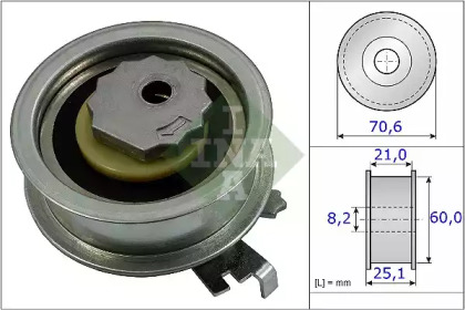 Шків натяжной INA 531 0882 10