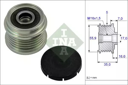 Шків привідного паса INA 535 0007 10
