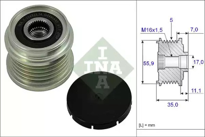 Шків привідного паса INA 535 0008 10