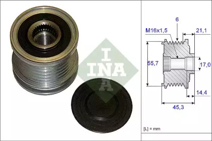 Шків привідного паса INA 535 0036 10