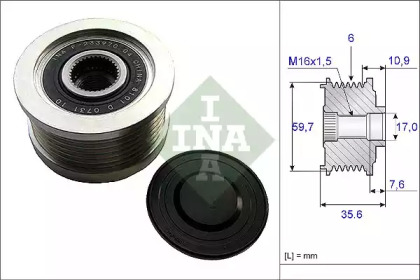 Шків привідного паса INA 535 0046 10