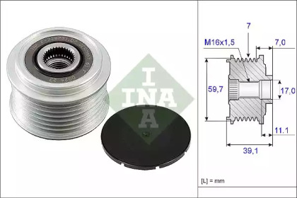 Шків привідного паса INA 535 0053 10
