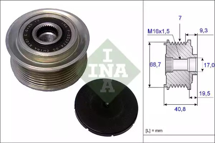Шків привідного паса INA 535 0079 10