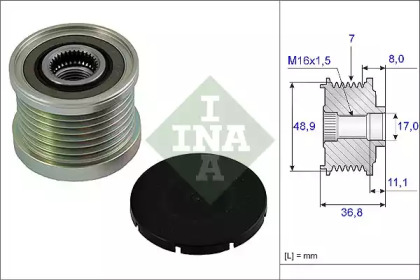 Шків привідного паса INA 535 0081 10