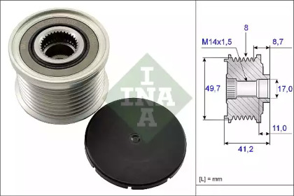 Шків привідного паса INA 535 0141 10