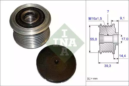 Шків привідного паса INA 535 0142 10