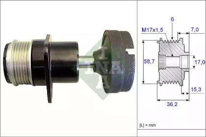 Шків привідного паса INA 535 0157 10