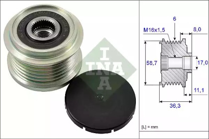 Шків привідного паса INA 535 0160 10