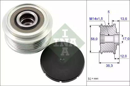 Шків привідного паса INA 535 0184 10