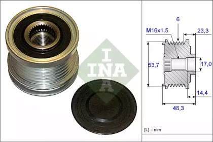 Шків привідного паса INA 535 0204 10