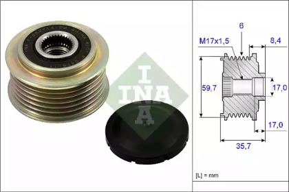 Шків привідного паса INA 535 0225 10