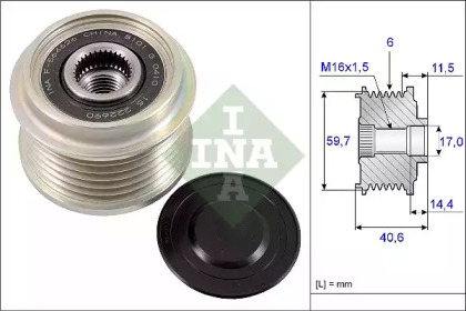 Обгінна муфта INA 535 0227 10