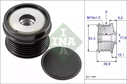 Шків привідного паса INA 535 0252 10
