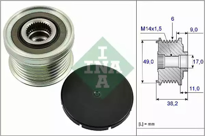 Шків привідного паса INA 535 0268 10