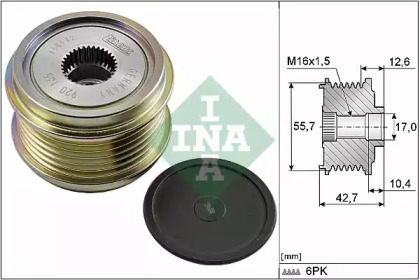 Шків привідного паса INA 535027610