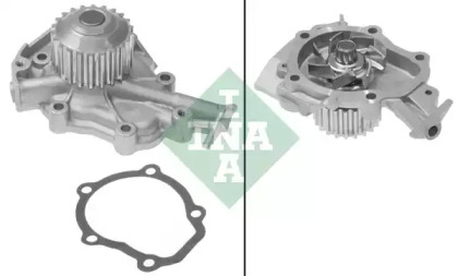 Помпа води Chevrolet Aveo 1.2 04-/Matiz 1.0 05-/Daewoo Matiz 0.8/1.0 03- (22z) INA 538 0061 10