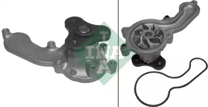 Помпа води Honda City V/ Civic VIII/IX/ Jazz III 1.2/1.3i/1.3-1.5ii-V TEC, 08- INA 538 0618 10