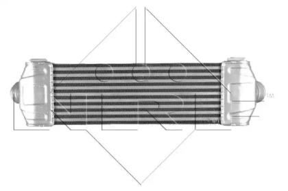 Радіатор інтеркулера Ford Transit 2.4DI 00- NRF 30037 — фото 2