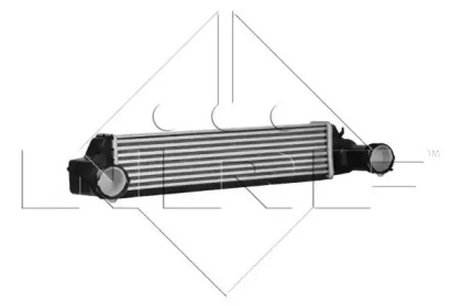 Радіатор інтеркулера BMW 3 (E46) 99-07/X3 (E83) 2.0/3.0 04-10 NRF 30165A