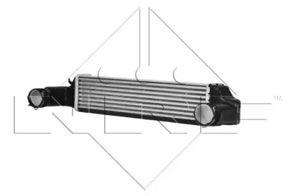 Радіатор інтеркулера BMW 3 (E46) 99-07/X3 (E83) 2.0/3.0 04-10 NRF 30165A — фото 4