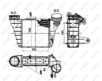 Інтеркулер NRF 30476