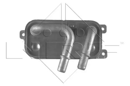 Радіатор масляний BMW 5 (E60/E61)/7 (E65/E66/E67) 2.0-4.4 01-10 NRF 31191 — фото 2