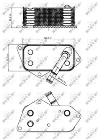 Масляный радиатор NRF 31277