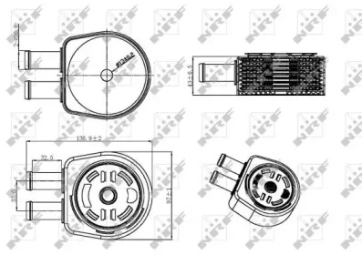 Масляний радіатор NRF 31310