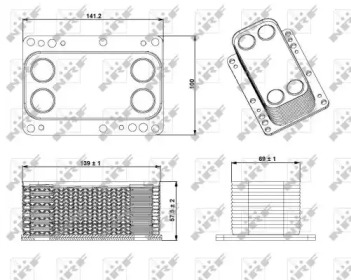 Масляный радиатор NRF 31339