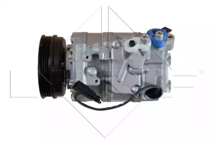Компресор кондиціонера Audi A4/A6 1.9TDI 00-05 NRF 32106 — фото 3