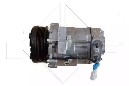 Компресор кондиціонера Opel Astra G/Combo/Corsa C 1.6-2.2D 98- NRF 32172 — фото 3