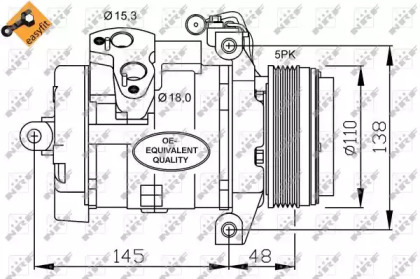 Компрессор EASY FIT NRF 32432 — фото 2