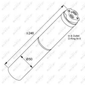 Осушувач кондиционера NRF 33133
