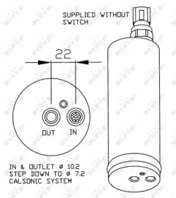 Осушувач кондиционера NRF 33181