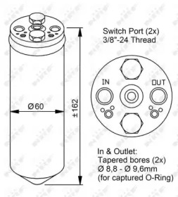 Осушувач кондиционера NRF 33183