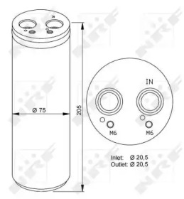 Осушувач кондиціонера NRF 33205