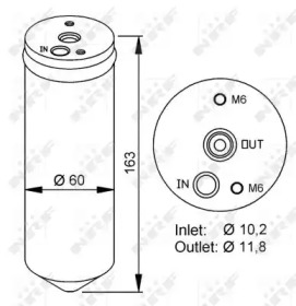 Осушувач кондиционера NRF 33222