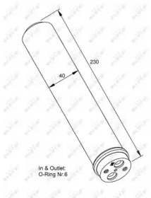 Осушувач кондиционера NRF 33230