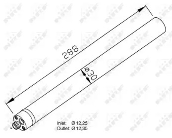 Осушувач кондиционера NRF 33310