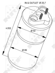 Осушувач кондиціонера NRF 33318
