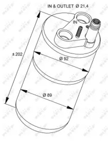 Осушувач кондиціонера NRF 33322