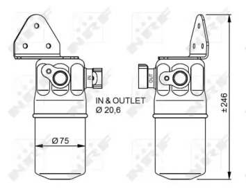 Осушувач кондиционера NRF 33334