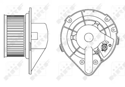 Вентилятор салону NRF 34164