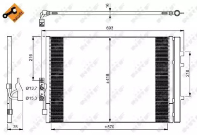Конденсатор EASY FIT NRF 350035 — фото 2