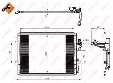 Конденсатор EASY FIT NRF 350207 — фото 2