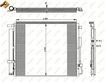 Конденсатор EASY FIT NRF 350333 — фото 2