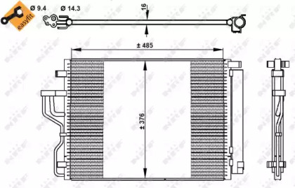 Конденсатор EASY FIT NRF 350334 — фото 2