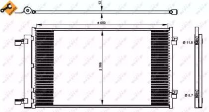 Конденсатор EASY FIT NRF 350339 — фото 2