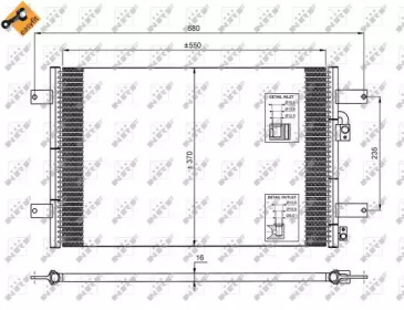 Конденсатор EASY FIT NRF 35249 — фото 2