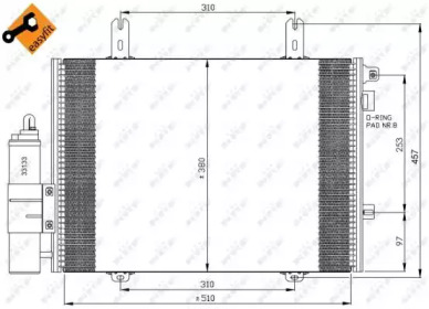Конденсатор EASY FIT NRF 35353 — фото 2